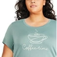 thumbnail image 4 of George Plus Women's Scoop Neckline Tee, 4 of 6