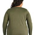 thumbnail image 3 of George Women's Plus V-Neckline Tee, 3 of 6