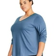 thumbnail image 2 of George Women's Plus V-Neckline Tee, 2 of 6