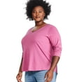 thumbnail image 2 of George Women's Plus V-Neckline Tee, 2 of 6