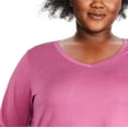 thumbnail image 4 of George Women's Plus V-Neckline Tee, 4 of 6