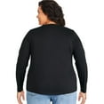 thumbnail image 3 of George Women's Plus V-Neckline Tee, 3 of 6