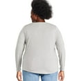 thumbnail image 3 of George Women's Plus V-Neckline Tee, 3 of 6