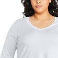 thumbnail image 4 of George Women's Plus V-Neckline Tee, 4 of 6