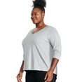 thumbnail image 2 of George Women's Plus V-Neckline Tee, 2 of 6
