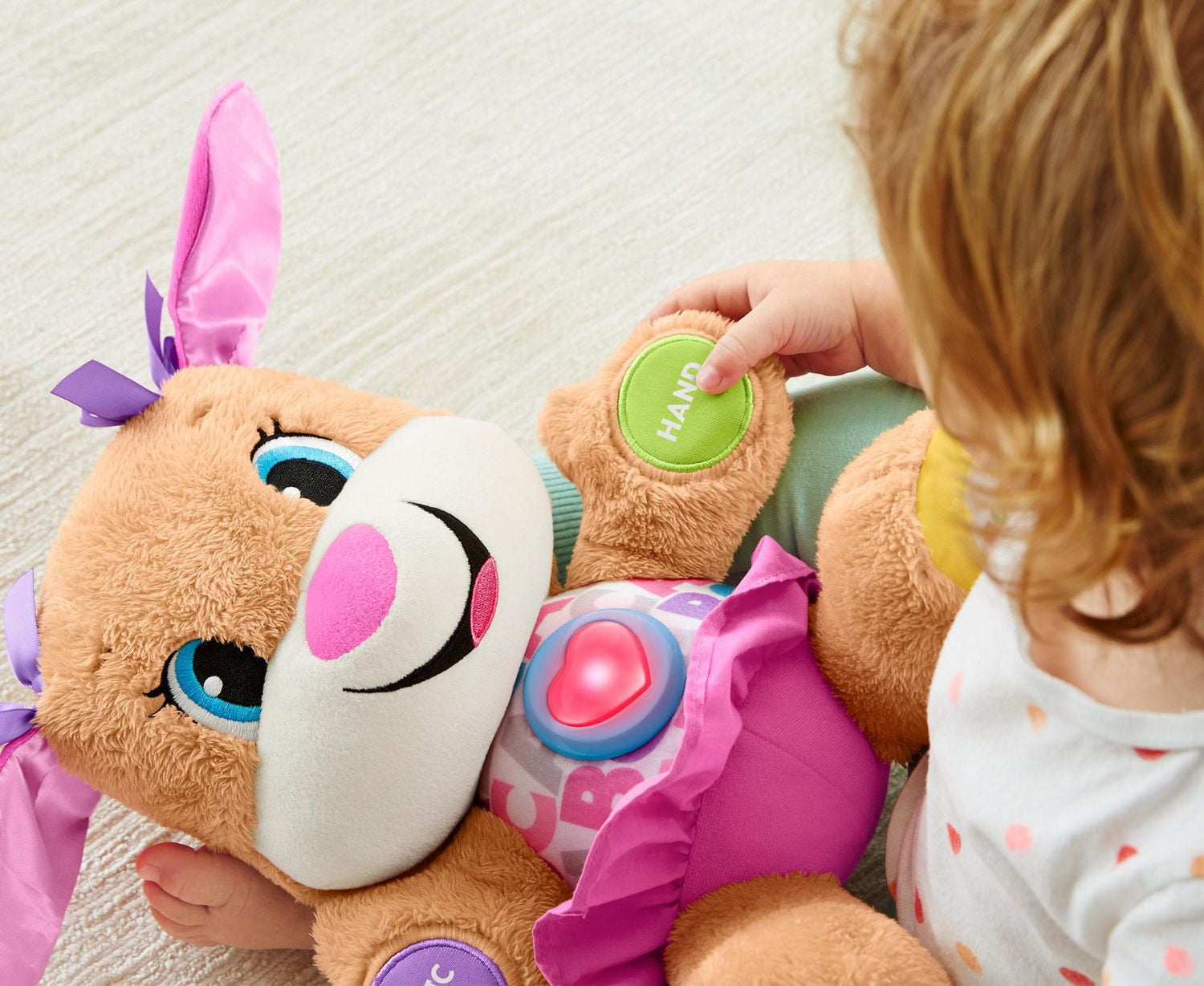 Fisher Price Laugh Learn Smart Stages Sis Musical Plush Toy for Infants and Toddlers English Edition 6 36 Months Walmart