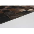 thumbnail image 2 of Tapis Cowhide Patchwork Brun Cuire  4'11" x 7'11", 2 of 6