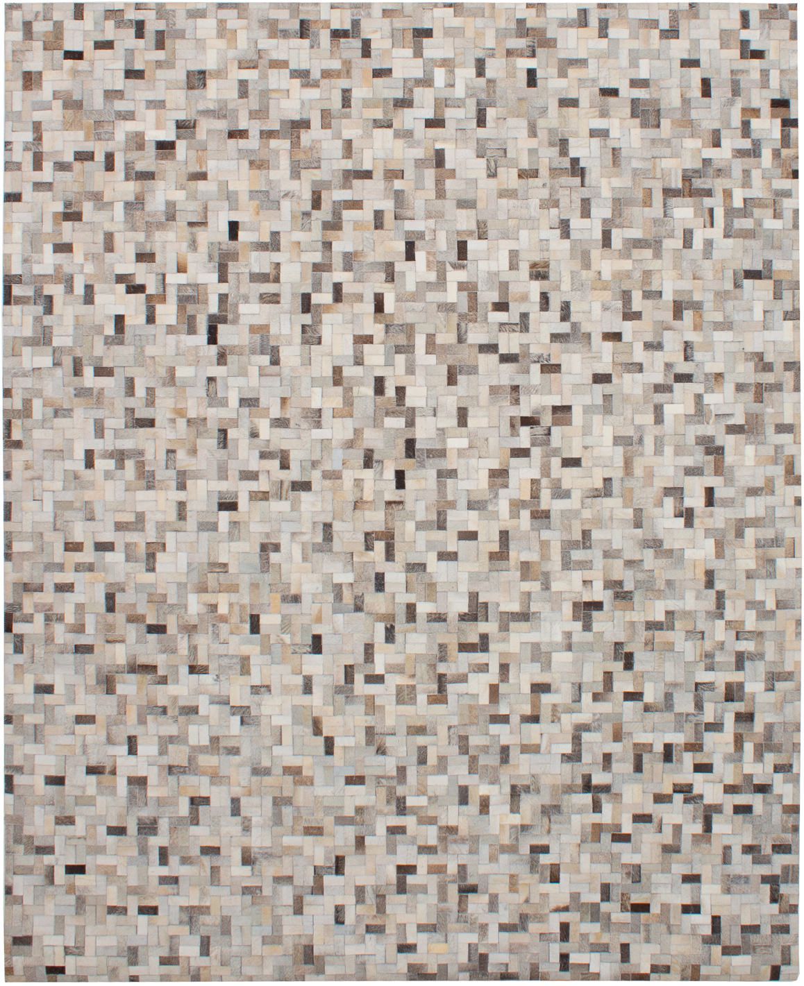 Cowhide Patchwork Cream Grey Leather Rug 9 0x12 1 Walmart Canada