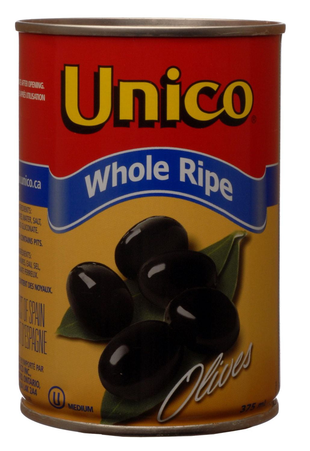 Unico Whole Ripe Medium Olives Walmart Canada