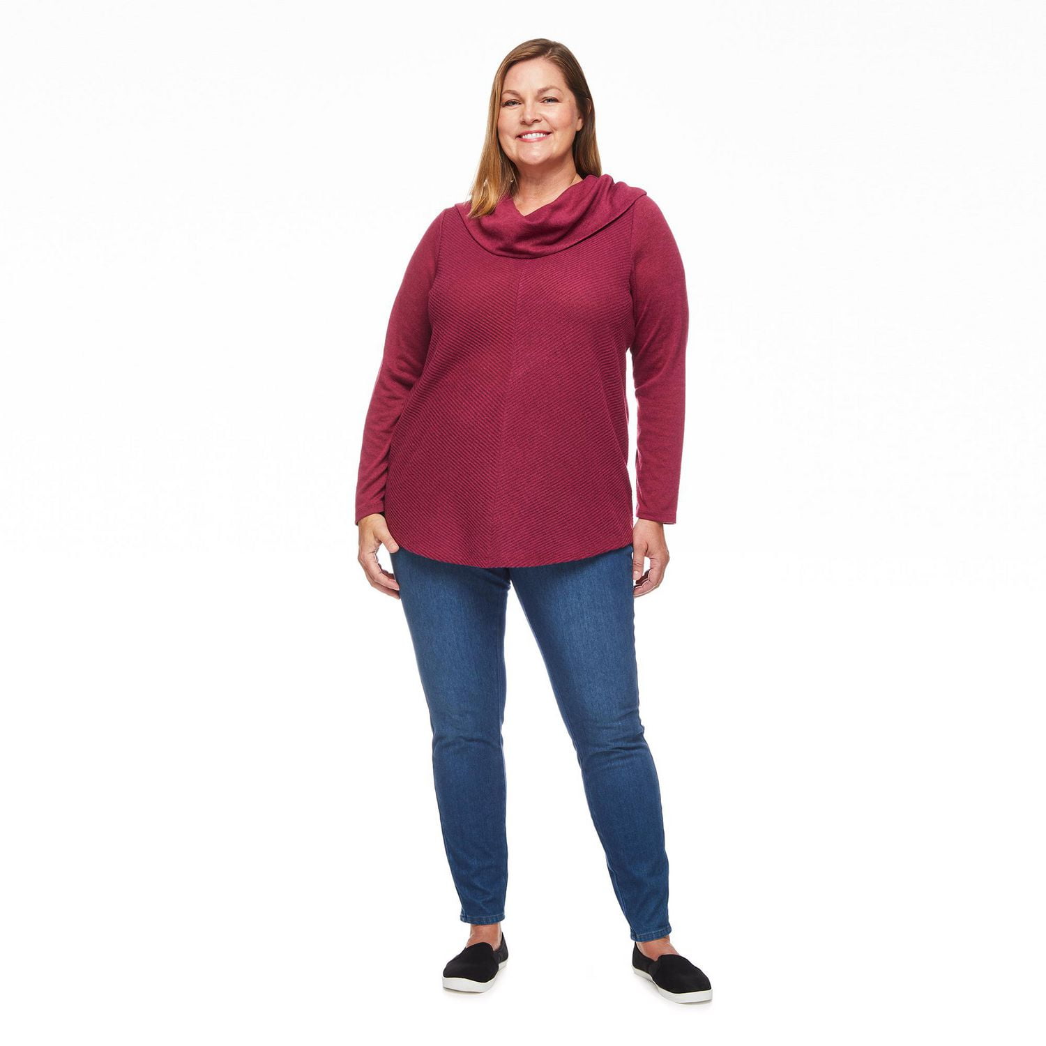 Penmans Plus Women's Cowl Neckline Top