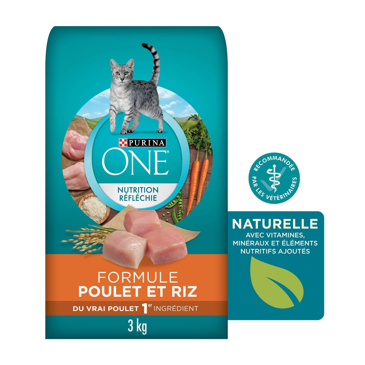 Purina One Formule Poulet Et Riz Nourriture Pour Chats Adultes Walmart Canada