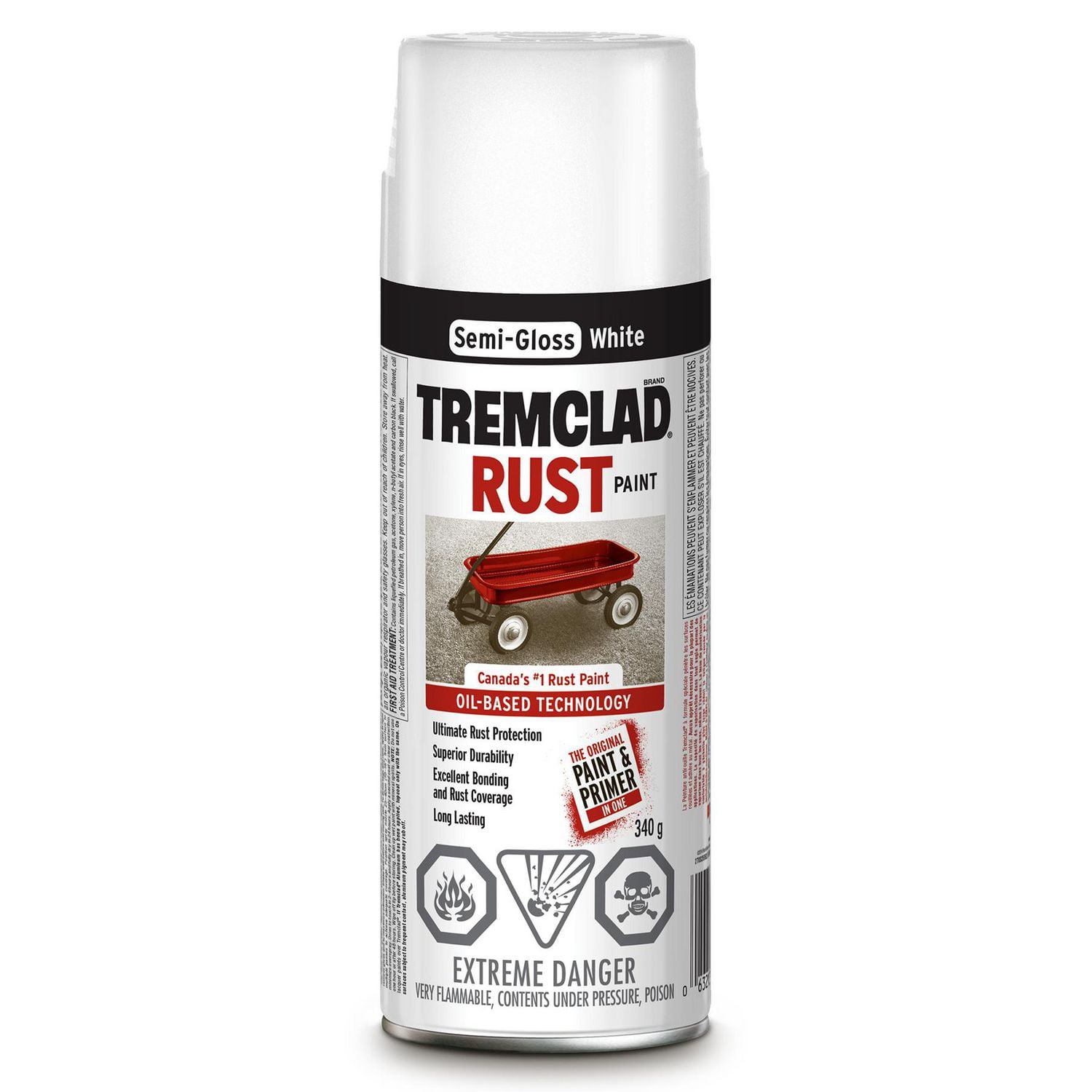 Tremclad SemiGloss White Rust Paint Walmart Canada