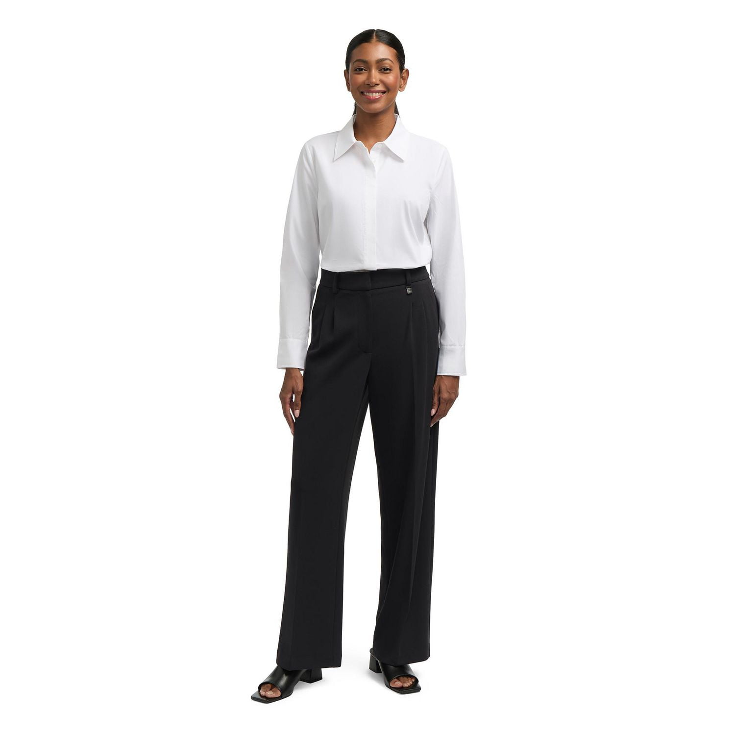 Mexx chemise en popeline extensible pour femmes Tailles: XS-XXL