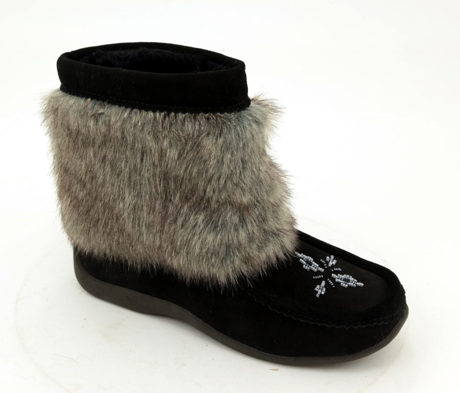 suede snow boots