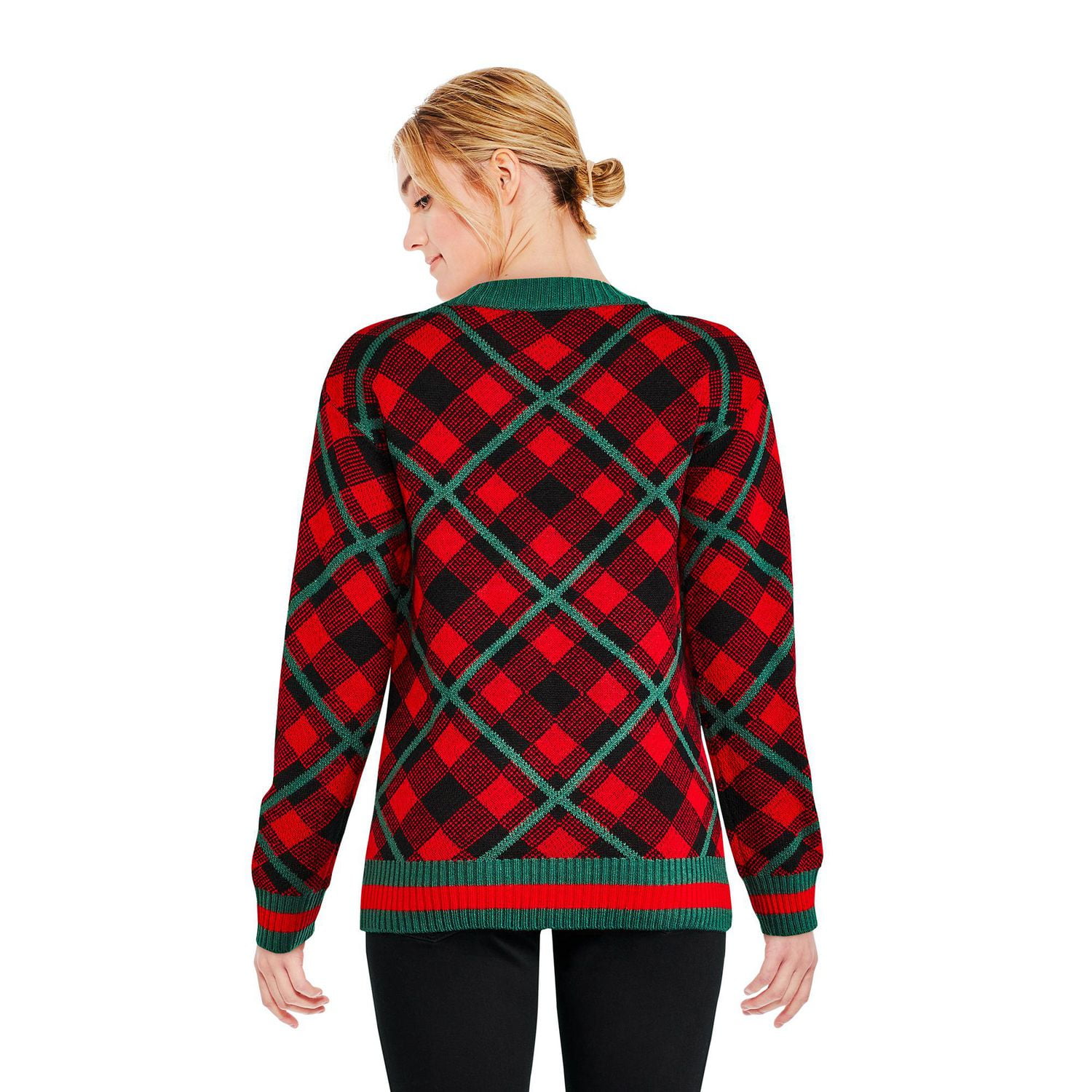 George Women's Happy Christmas Cat Sweater