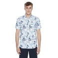 thumbnail image 1 of Dark Black Men's Short-Sleeve Button-Down Shirt, 1 of 6