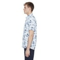 thumbnail image 4 of Dark Black Men's Short-Sleeve Button-Down Shirt, 4 of 6