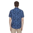 thumbnail image 3 of Dark Black Men's Short-Sleeve Button-Down Shirt, 3 of 6