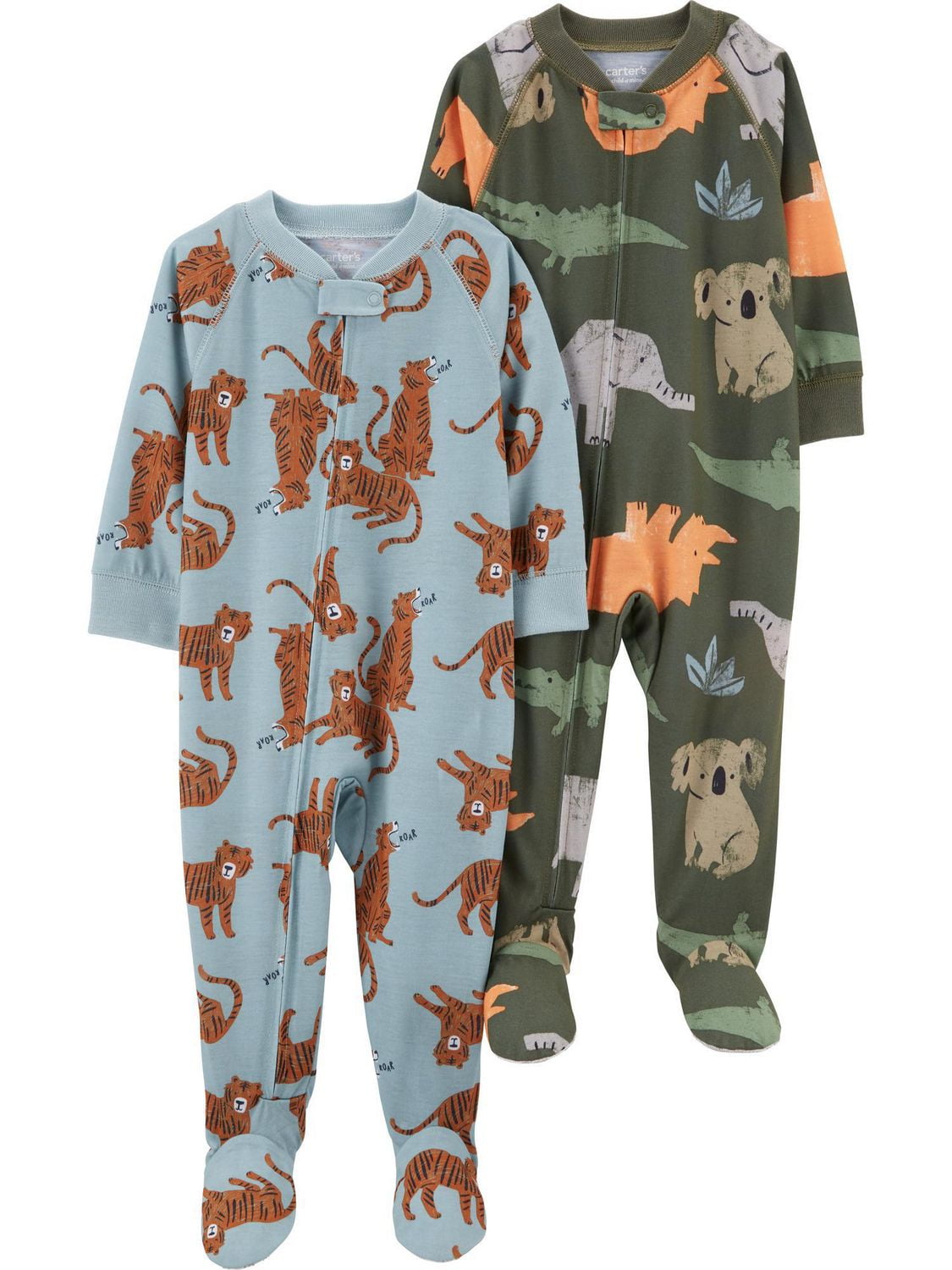 Child of Mine made by Carter's 1pc Pyjama - Safari Tigre Bleu