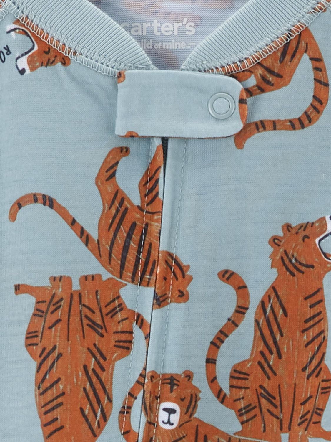 Child of Mine made by Carter's 1pc Pyjama - Safari Tigre Bleu
