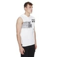 thumbnail image 2 of Dark Black Men's Hooded Tank Top, 2 of 6