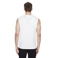 thumbnail image 3 of Dark Black Men's Hooded Tank Top, 3 of 6