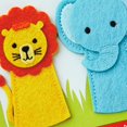thumbnail image 4 of Hallmark Signature Birthday Card with Removable Finger Puppets for Kids (Jungle Animals), 4 of 7
