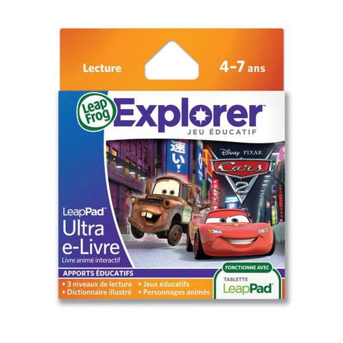 Cartouche d'ultra e-livre LeapPad1/LeapPad2™ Disney•Pixar Cars2- Version française