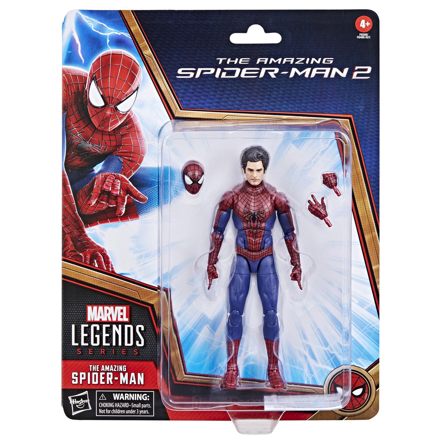Hasbro Marvel Legends Series The Amazing Spider-Man, The Amazing Spider-Man  2 Collectible 6 Inch Action Figures, Ages 4 and Up
