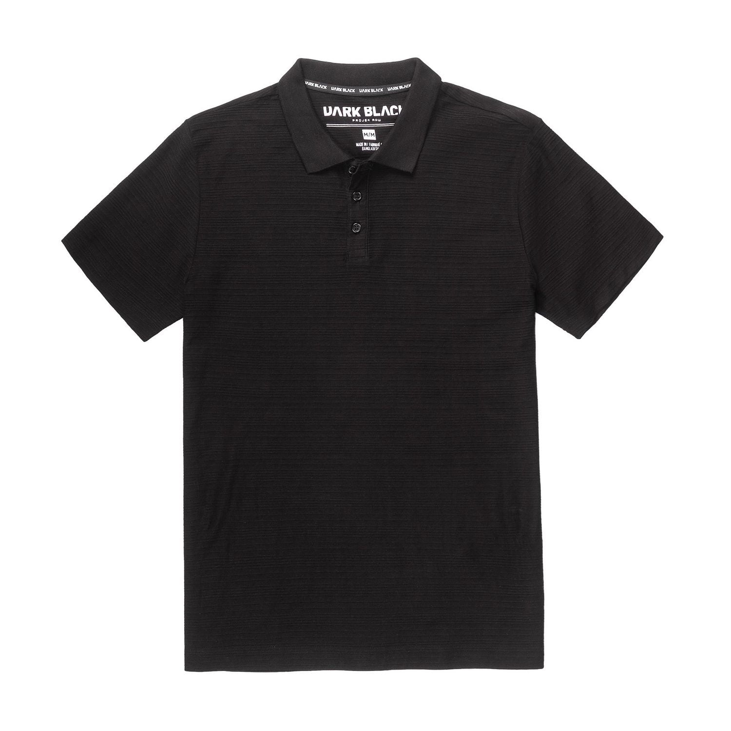 Polo à manches courtes Dark Black