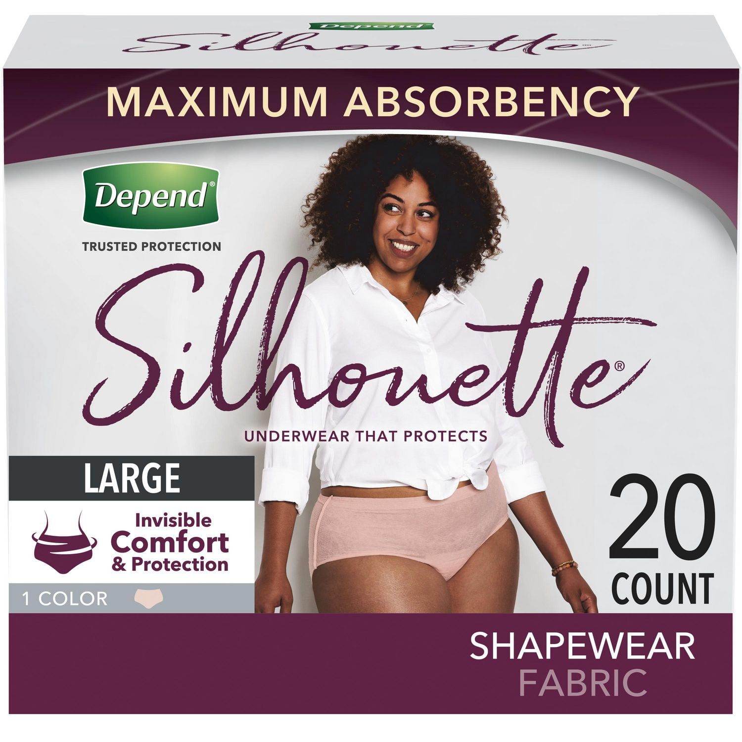 Save on Depend Women's Fresh Protection Incontinence Underwear