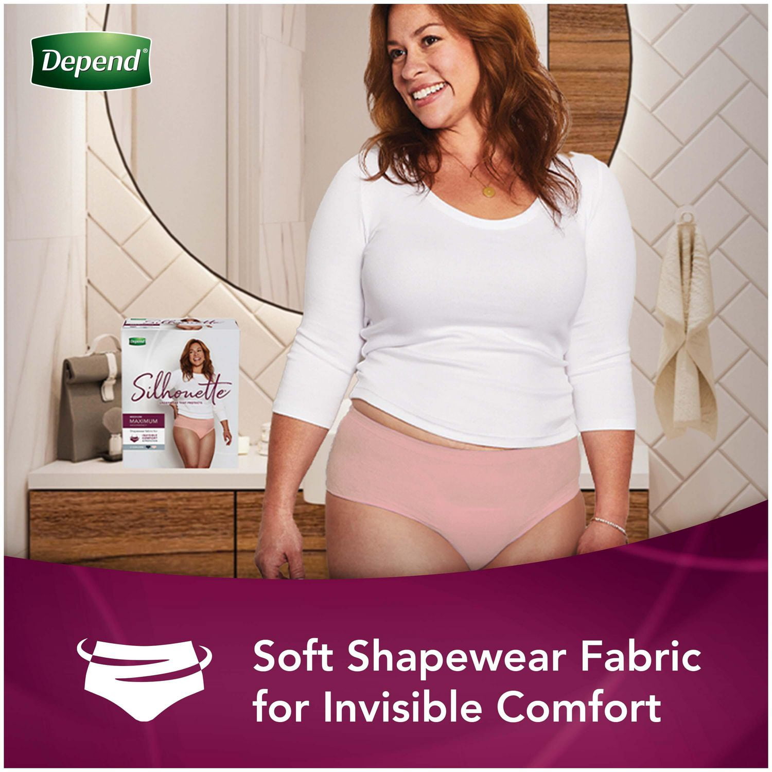 Depend Silhouette Incontinence Underwear - Size S - Max Absorbency