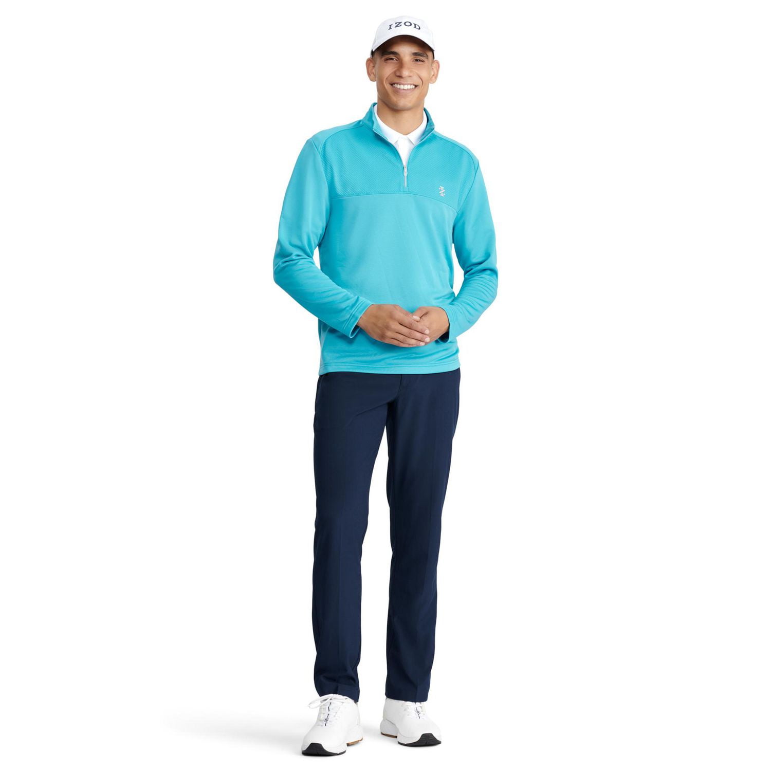 IZOD VESTE GOLF HOMME RÉSIST EAU 1/4ZIP