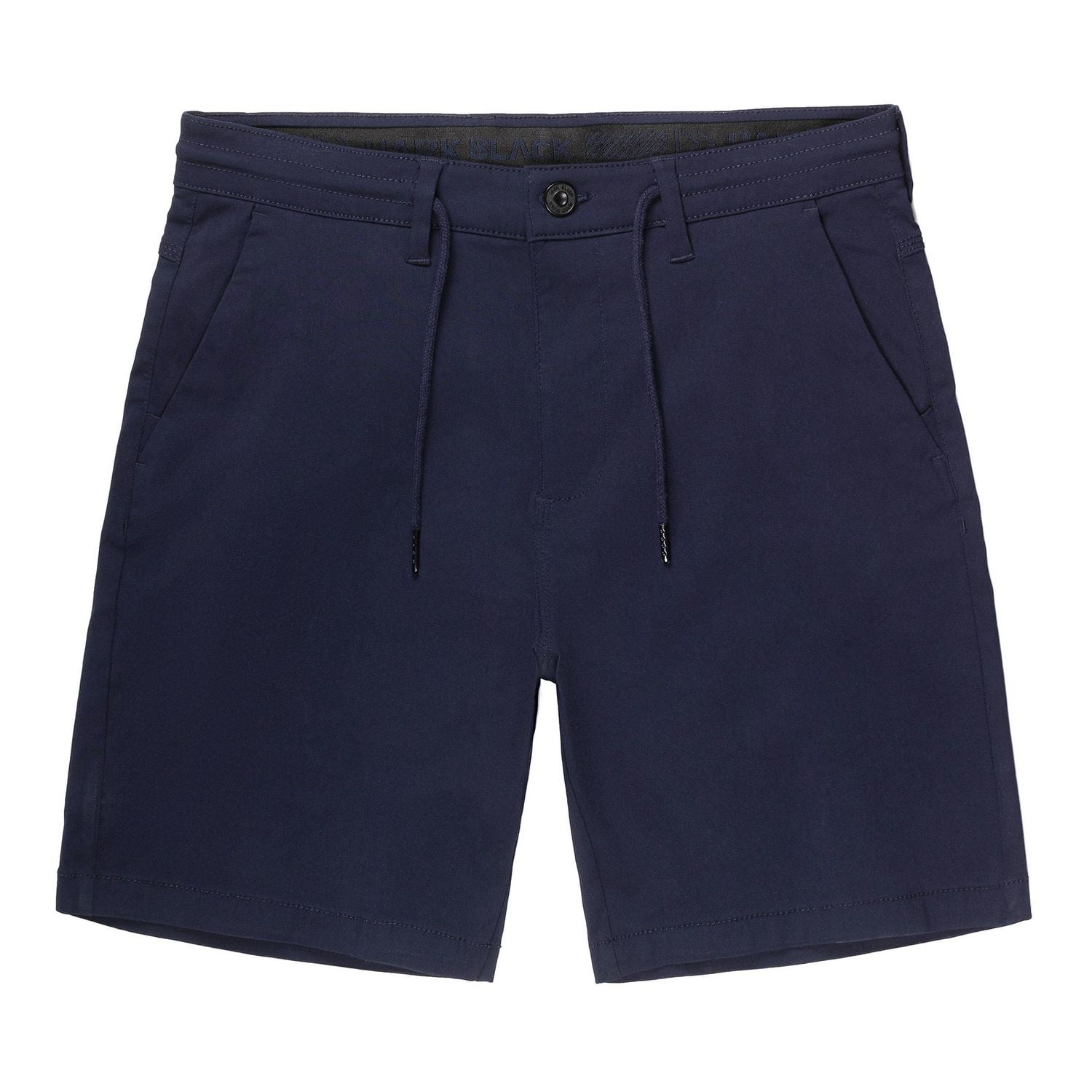 Dark Black Men's Pull-On Short - Navy, Sizes 30-40