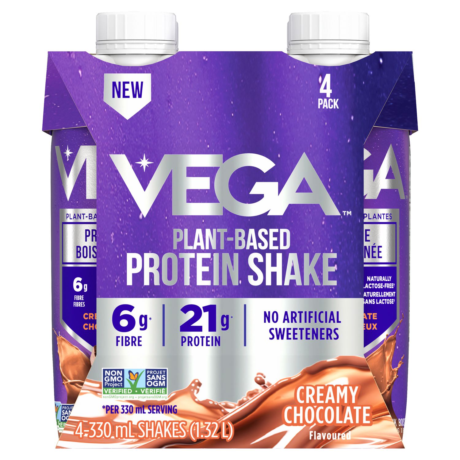 Vega Protein Shake Creamy Chocolate (4pack)