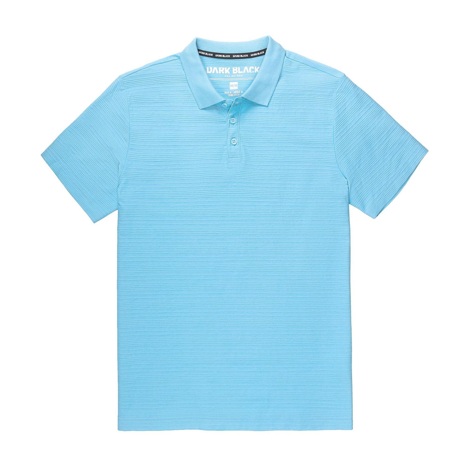 Dark Black Men's Short-Sleeve Polo