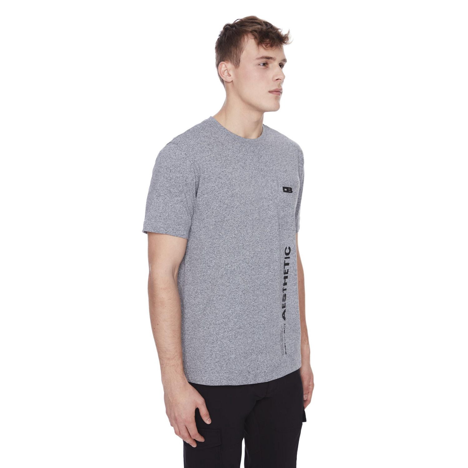 Tee-shirt manches courtes Dark Black