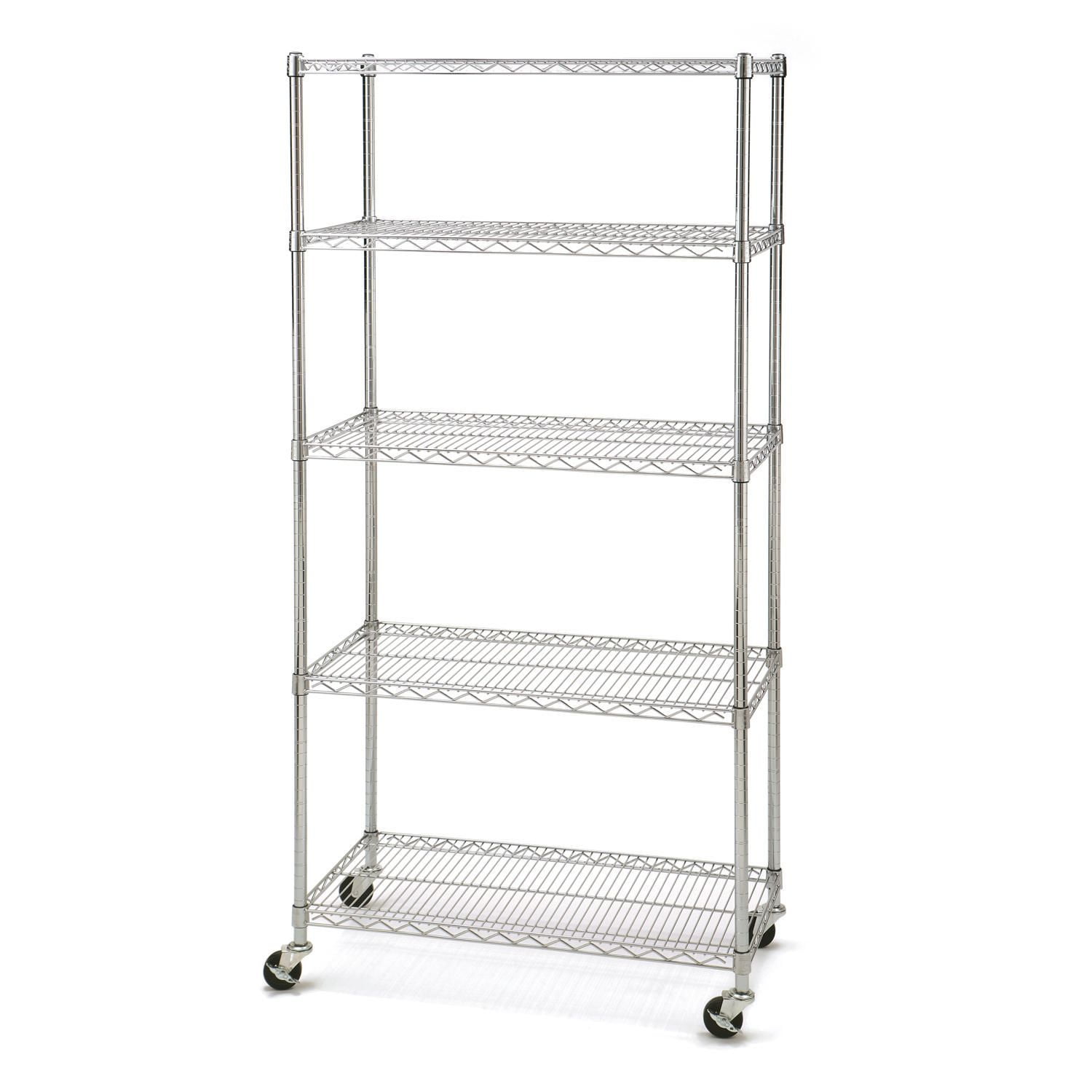 Seville Classics 5 Shelf Shelving With Wheels Walmart Canada