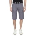 thumbnail image 1 of Dark Black Men's Belted Cargo Capri Short - Grey, 1 of 6