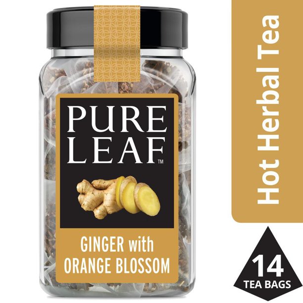 Pure Leaf Ginger & Orange Blossom Herbal Tea, Pack of 14 Walmart.ca
