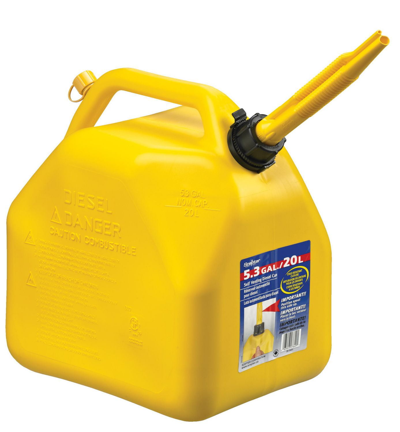 20L Diesel Can, Scepter 20L Diesel Can - Walmart.ca