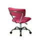Chaise Vista de Office Star, vinyle rose – image 2 sur 2