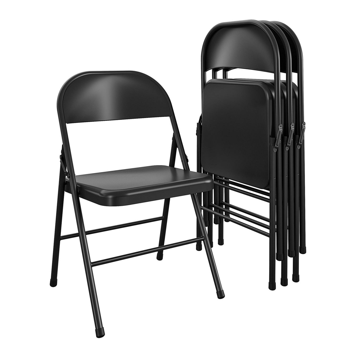 Mainstays Steel Folding Chair 1x, Black Color