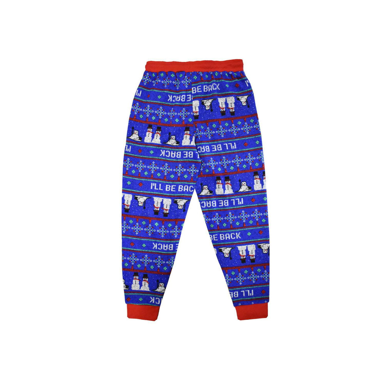 Pantalon de nuit pour hommes DesignLab Back Snowmen