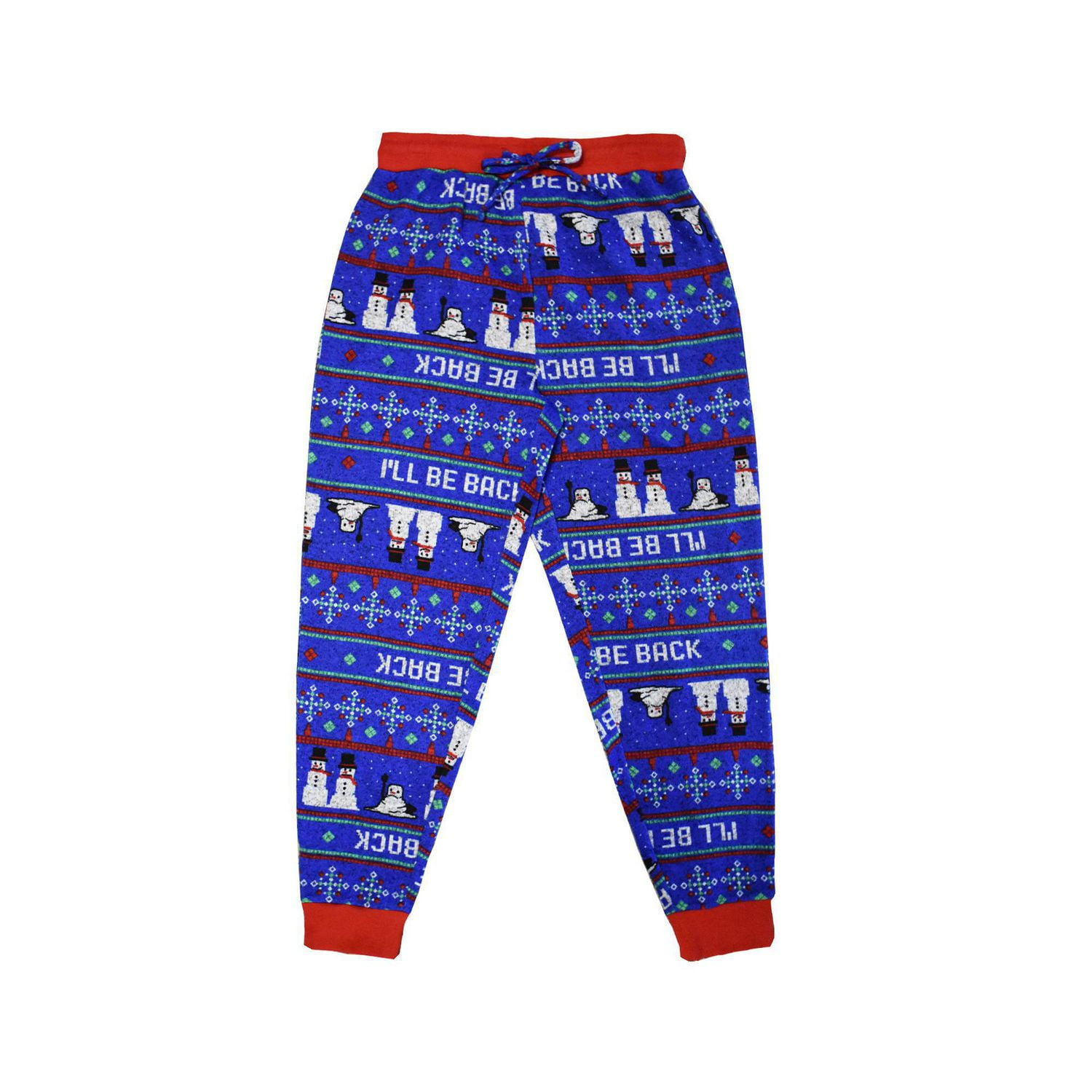 Pantalon de nuit pour hommes DesignLab Back Snowmen