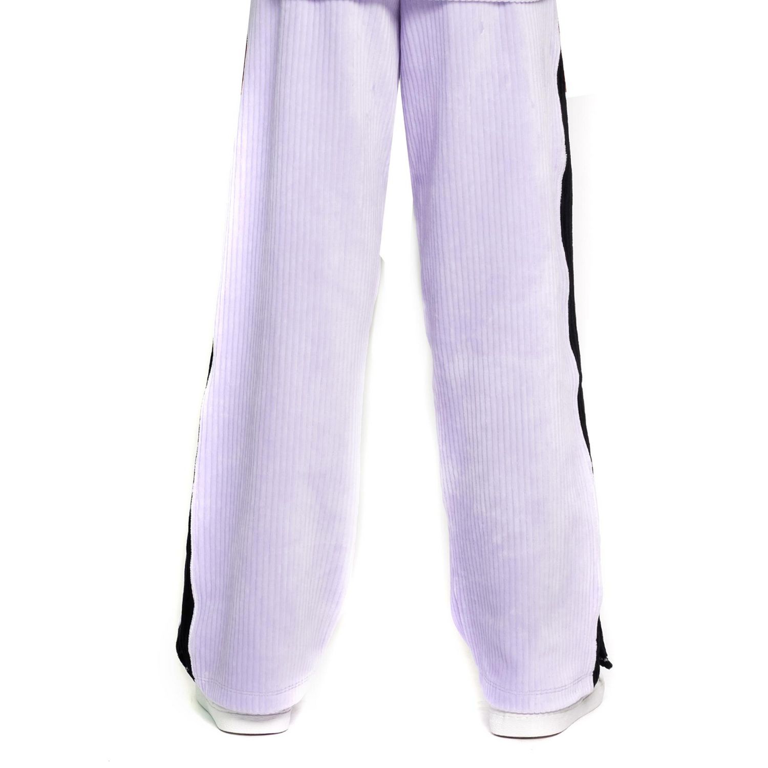 Justice Active Paris Athletic Pants Girls 12 Bootcut Black Purple Shimmer  Dance