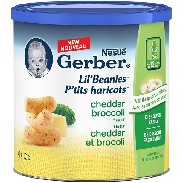 P’tits haricotsMC Nestlé Gerber® Cheddar et brocoli