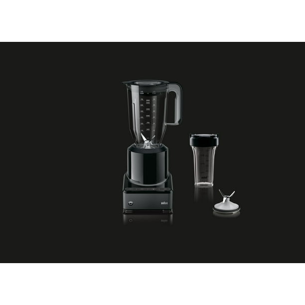 Braun PureMix Power Blender with Thermal Resistant Glass Jug - JB7350 - 1000  Watt - Black