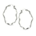 thumbnail image 1 of Quintessential Sterling Silver Hoop, 1 of 4