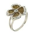 thumbnail image 1 of Quintessential Sterling Silver Women's Flower Ring, 1 of 2